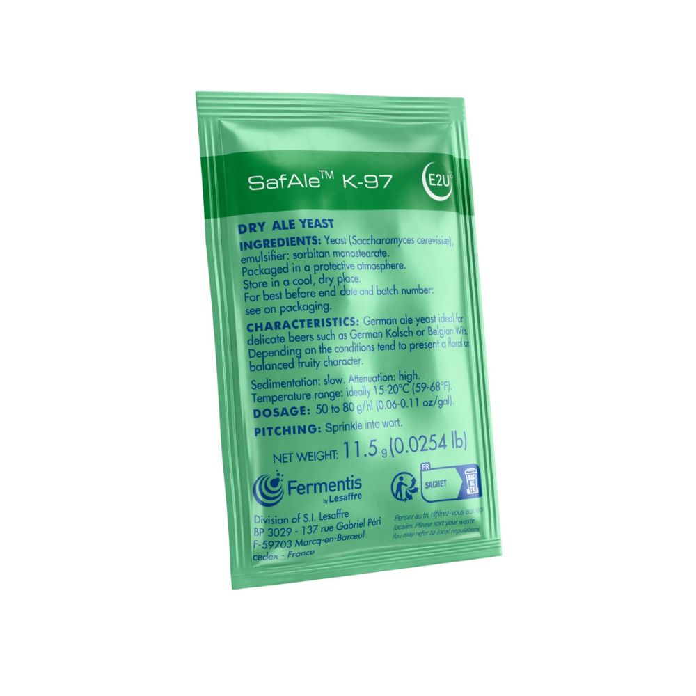 Fermentis SafAle K-97 yeast 11.5g