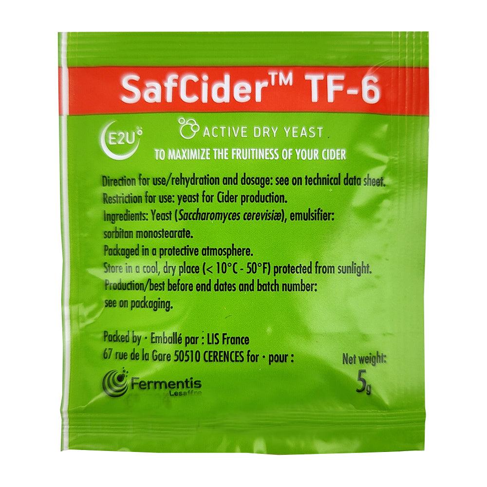 Fermentis SafCider TF-6 Yeast 5g