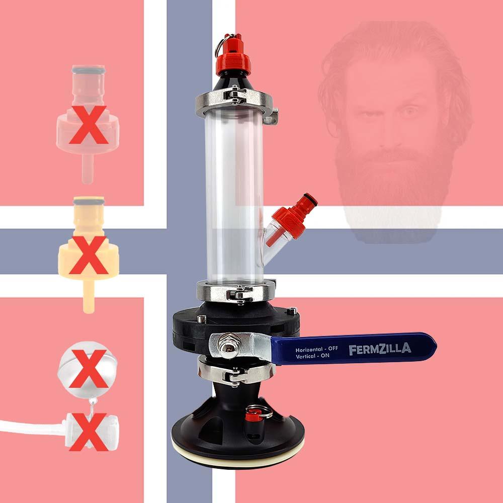 FermZilla 2 inch TC Hop Bong upgrade kit