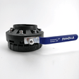 Replacement butterfly valve assembly for FermZilla Conical