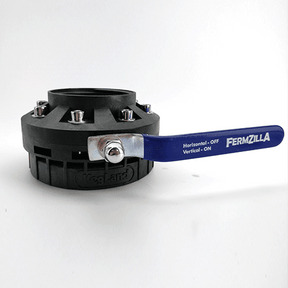 Replacement butterfly valve assembly for FermZilla Conical