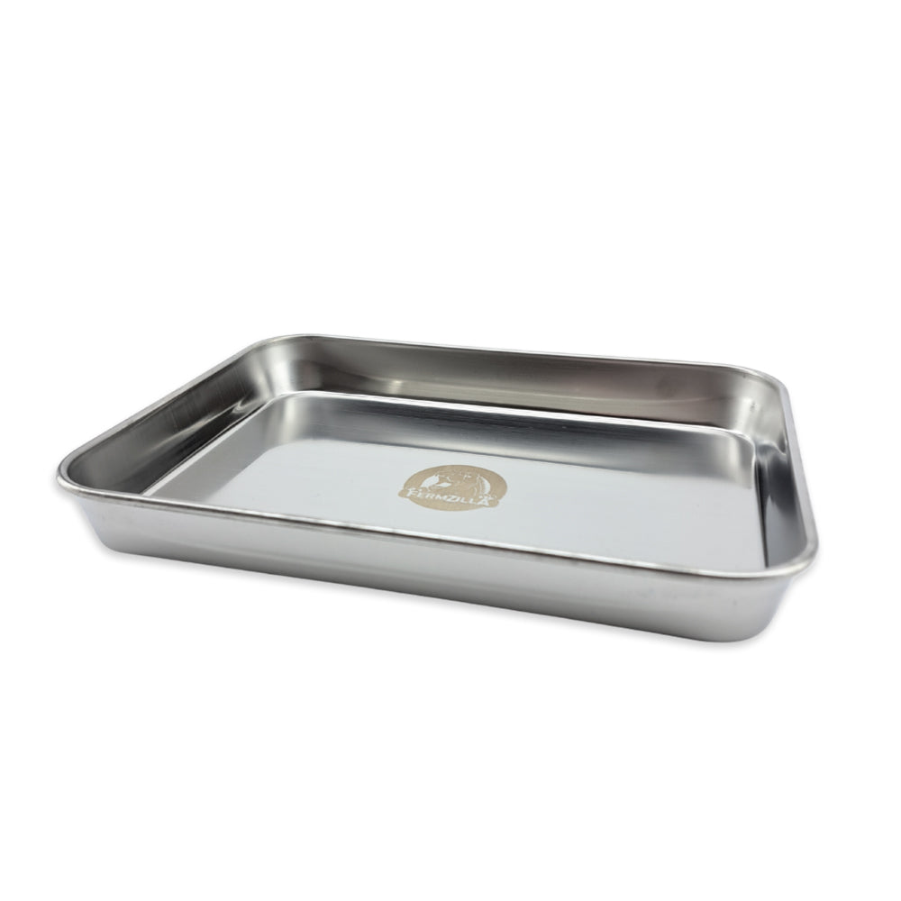 Stainless steel FermZilla drip tray dish