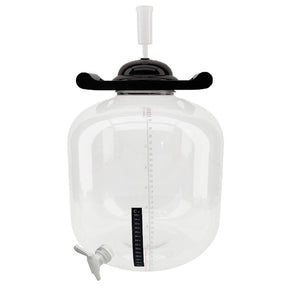 FermZilla Flat Bottom 30L fermenter with airlock, tap and sticker thermometer