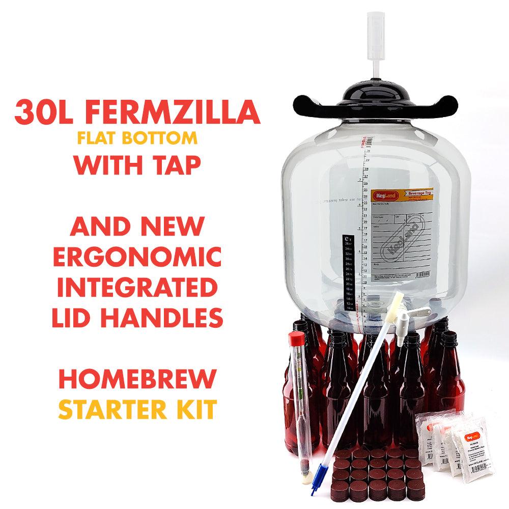 FermZilla Flat Bottom 30L PET bottle starter kit