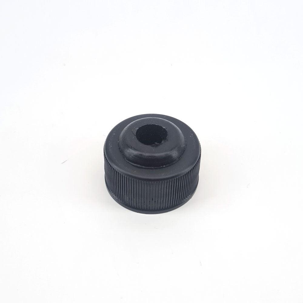 FermZilla PET bottle cap with hole and grommet