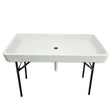 Folding Ice Buffet Table Plastic Trestle Open Beverage Cooler
