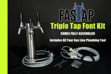 Font Column FasTap Kit with UltraTaps Triple Tap
