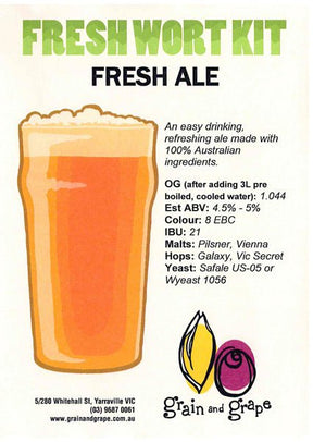 Fresh Aussie Ale fresh wort kit