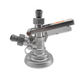 G-Type keg coupler stainless steel with duotight push-fit