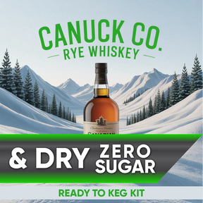 G2 Canuck Co. rye whiskey and dry ginger ale zero sugar ready-to-keg kit