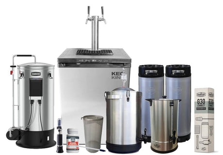 G30v3 STARTER BREWERY: Grainfather G30v3 + Counterflow Chiller Complete Brewery - Distillery King Australia