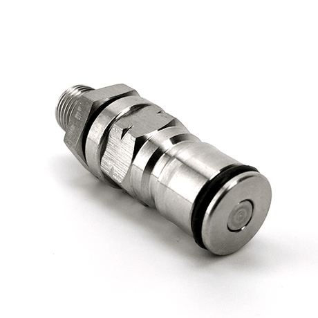 Gas ball lock post with 1/4 inch bulkhead