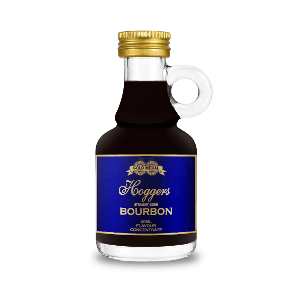 Gold Medal Collection Bourbon Hoggers Straight Corn 40mL Spirit Essence (Flavours 2.25L of Neutral Spirit) - Distillery King Australia