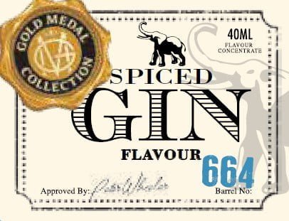 Gold Medal Collection Gin Spiced 40mL Spirit Essence (Flavours 1.125L of Neutral Spirit) - Distillery King Australia