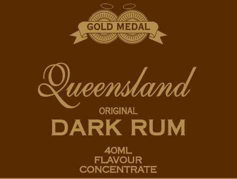 Gold Medal Collection Rum QLD Dark 40mL Spirit Essence (Flavours 2.25L of Neutral Spirit) - Distillery King Australia