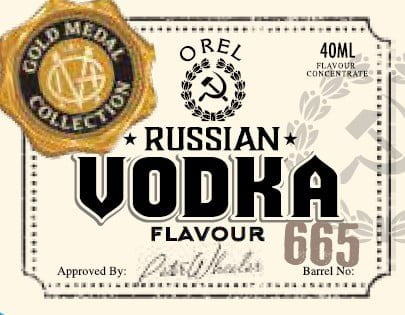 Gold Medal Collection Vodka Orel Russian 40mL Spirit Essence (Flavours 1.125L of Neutral Spirit) - Distillery King Australia