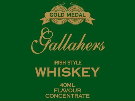 Gold Medal Collection Whiskey Irish Gallahers 40mL Spirit Essence (Flavours 2.25L of Neutral Spirit) - Distillery King Australia