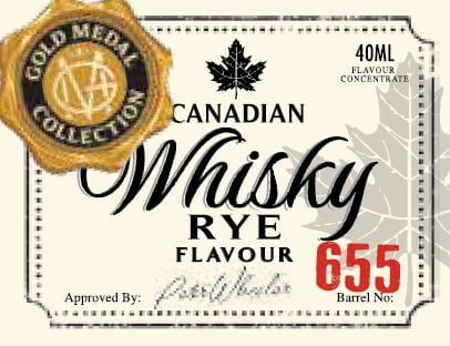 Gold Medal Collection Whisky Canadian Rye Essence 40mL Spirit Essence (Flavours 1.125L of Neutral Spirit) - Distillery King Australia