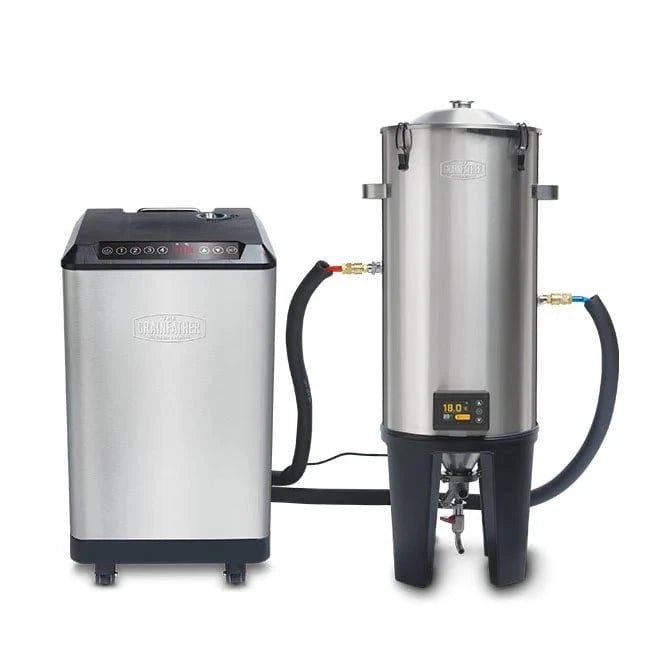 Grainfather Conical Fermenter PRO GF30 with Wireless Controller, Glycol Chiller GC4 & Conical Coat - Distillery King Australia