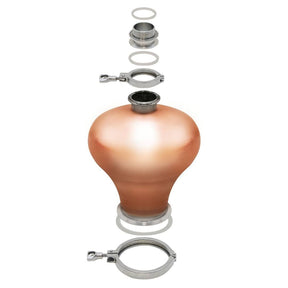 Grainfather distilling lid with T500 alembic condenser attachment kit