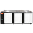 Grand Deluxe 3 three door kegerator black