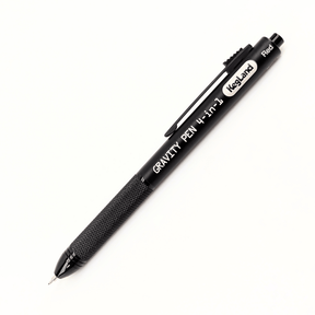 Gravity Pen 4 in 1 with pencil and red, black, blue ink