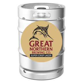 Great Northern Super Crisp Lager 50L stainless steel keg
