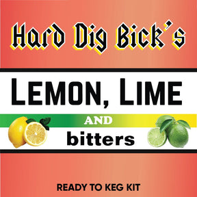 Hard Dig Bick's Lemon Lime and Bitters ready-to-keg kit
