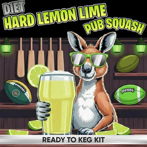 Hard Lemon-Lime Pub Squash Diet ready to keg kit