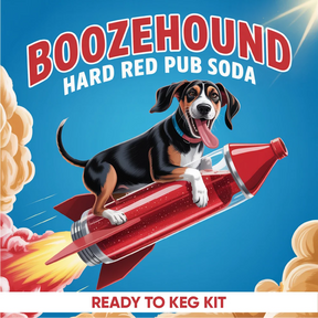Boozehound Hard Red Pub Soda creaming soda ready-to-keg kit