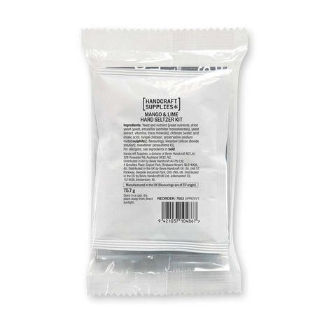 Hard Seltzer Pack - Mango & Lime ingredients kit
