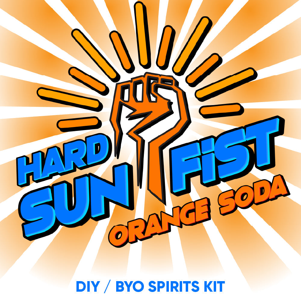 Hard Sun Fist orange soda keg kit
