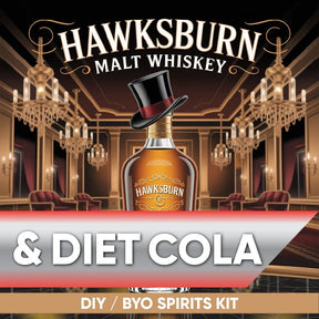 Hawksburn Malt Whiskey and Diet Cola DIY BYO spirits keg kit