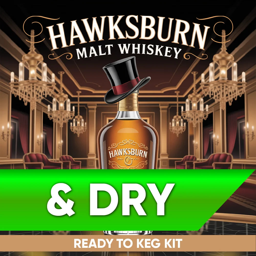 Hawksburn Malt Whiskey and Dry Ready to Keg Kit