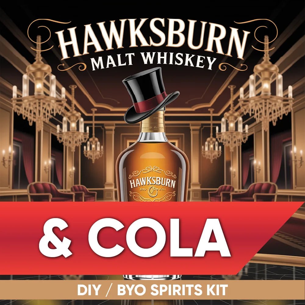Hawksburn Malt Whiskey and Cola DIY BYO spirits keg kit