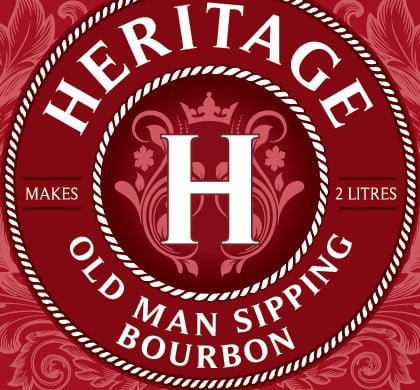 Heritage Bourbon Essence Old Man Sipping (Flavours 2L of Neutral Spirit) - Distillery King Australia