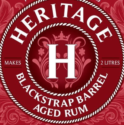 Heritage Rum Essence Blackstrap Barrel Aged (Flavours 2L of Neutral Spirit) - Distillery King Australia