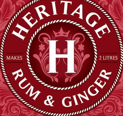 Heritage Rum & Ginger Essence (Flavours 2L of Neutral Spirit) - Distillery King Australia