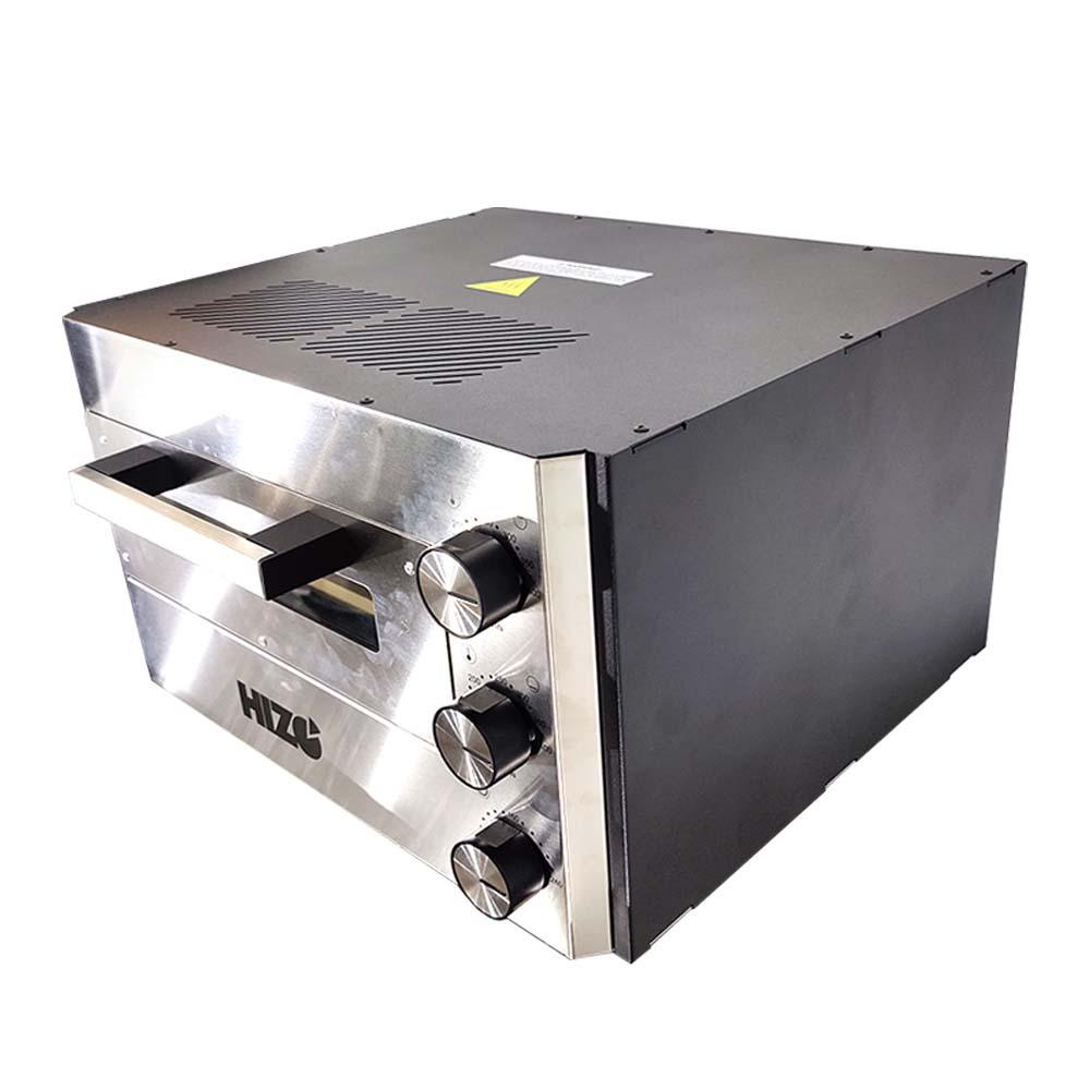 HIZO E12 electric pizza oven, black