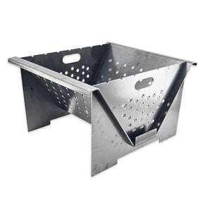 HIZO Outdoor Fire Pit Flat Pack 3mm Reinforced Mild Steel