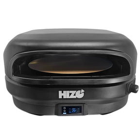 HIZO Spiro G16R black rotating gas pizza oven