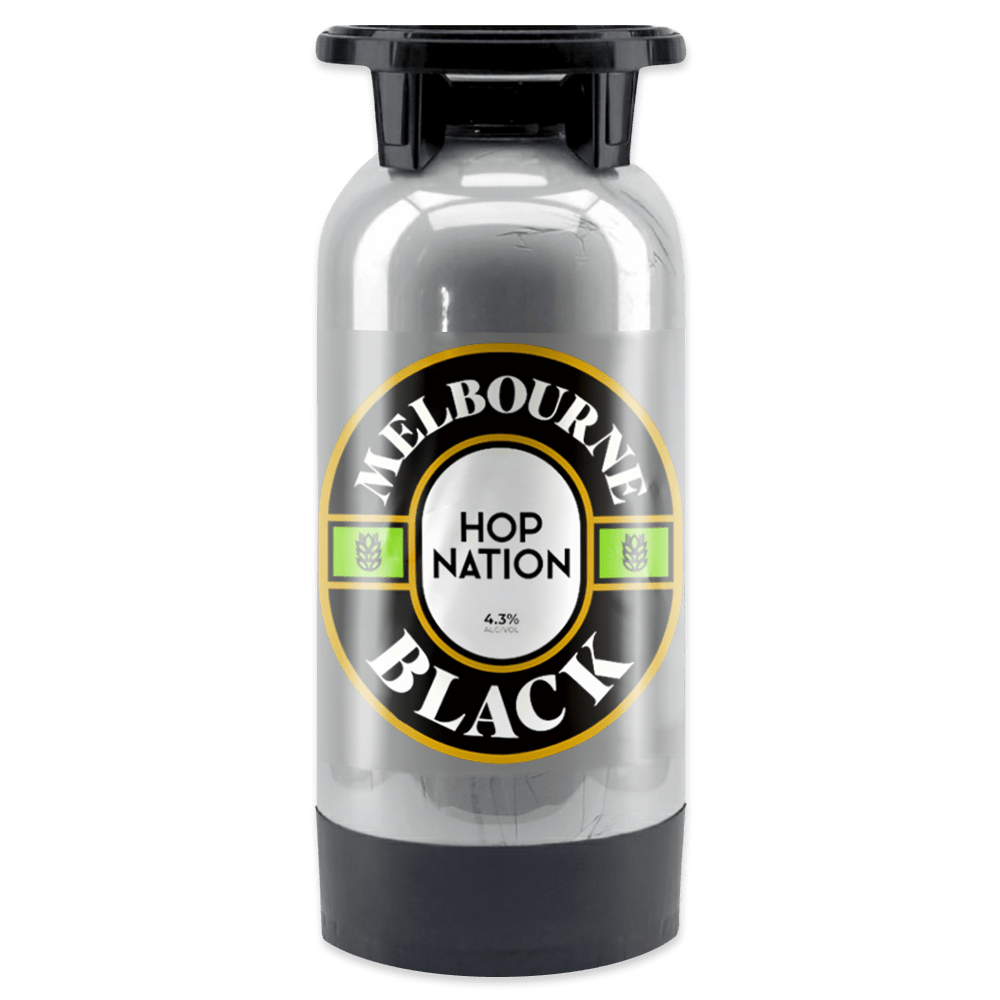 Hop Nation Melbourne Black Nitro Stout 20L A-type Keg