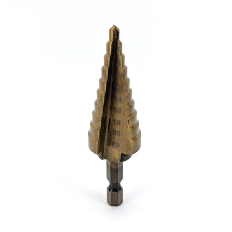 HSS step drill bit, 4mm to 22mm