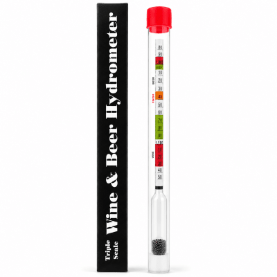 Hydrometer Triple Scale with Trial Jar (Boxed)