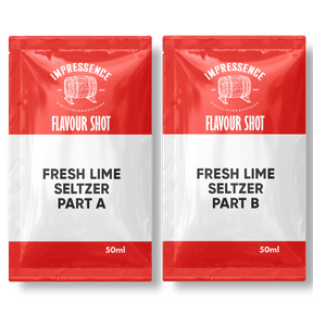 Impressence fresh lime seltzer flavour shot part A and B