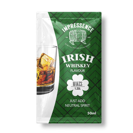 Impressence Irish whiskey spirit flavouring sachet