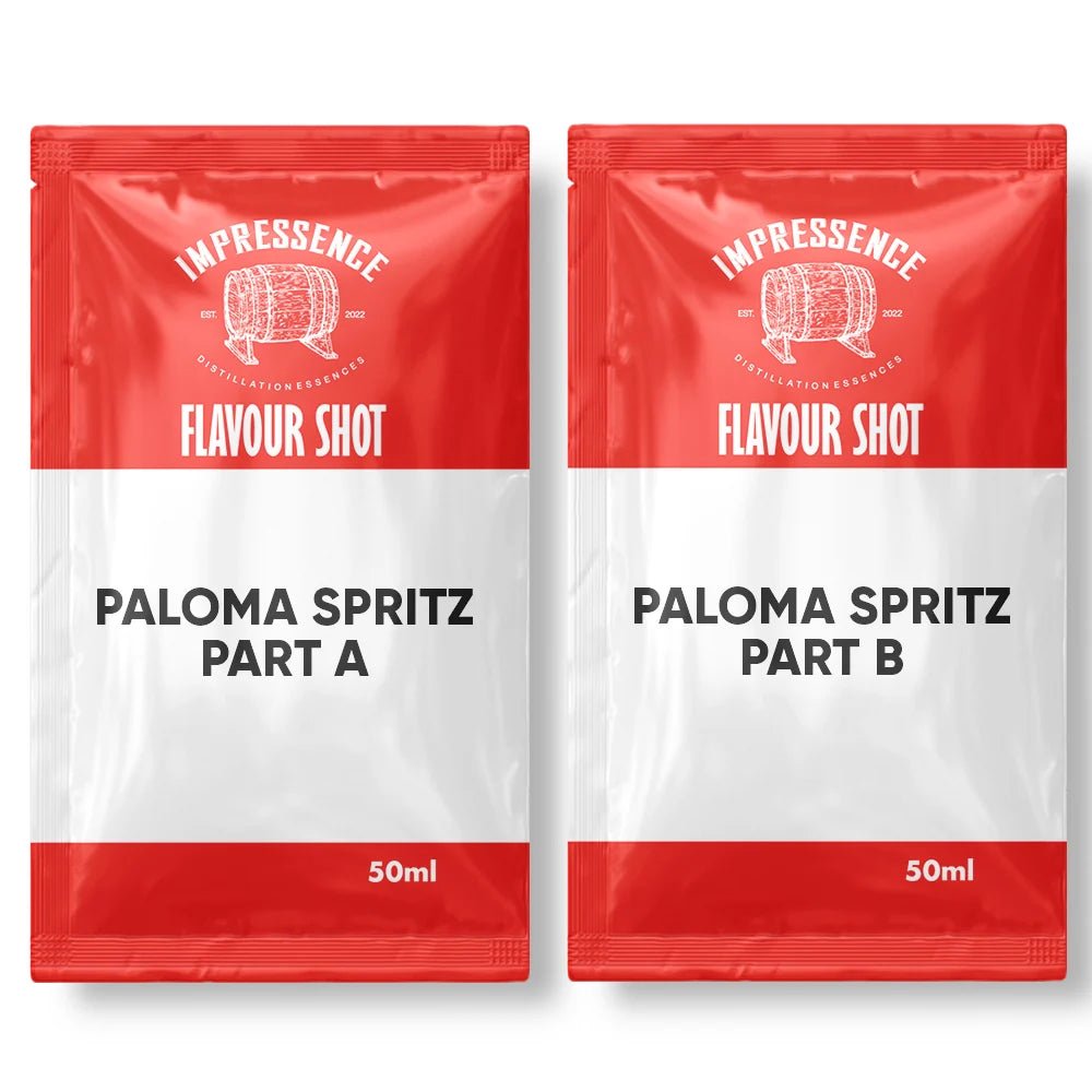 Impressence Paloma Spritz flavour shot part A and B