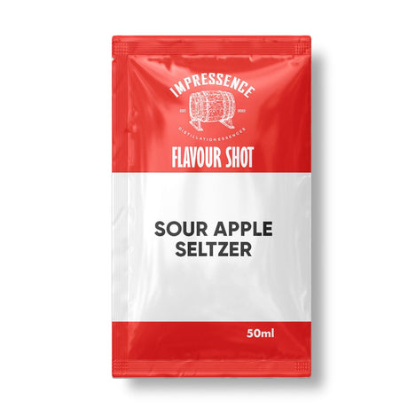 Impressence Sour Apple Seltzer Flavour Shot 50mL