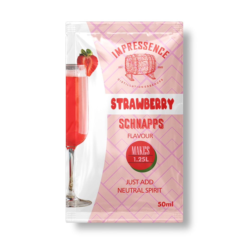 Impressence Strawberry Schnapps Spirit Flavouring 50mL sachet