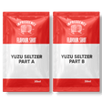 Impressence yuzu seltzer flavour shot part A and B